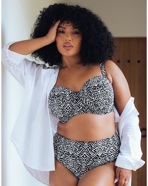 Curvy Kate Swim Wild Horizon High Waist Bikini Brief